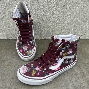 Vans | Kids | Sk8 Hi Zip| Floral